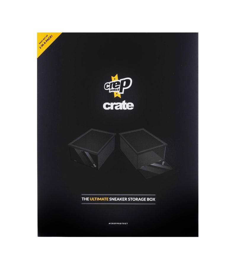 Crep Protect - Crate, Shoe/Sneaker/Trainer Stackable Storage Drop Front Box with Clear Door - Image 1